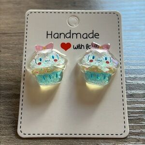 Handmade Cinnamoroll earrings